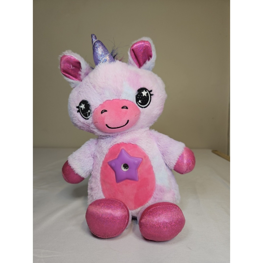Star Belly Dream Lites Shimmering Rainbow Unicorn Stuffed Plush Night Light Up